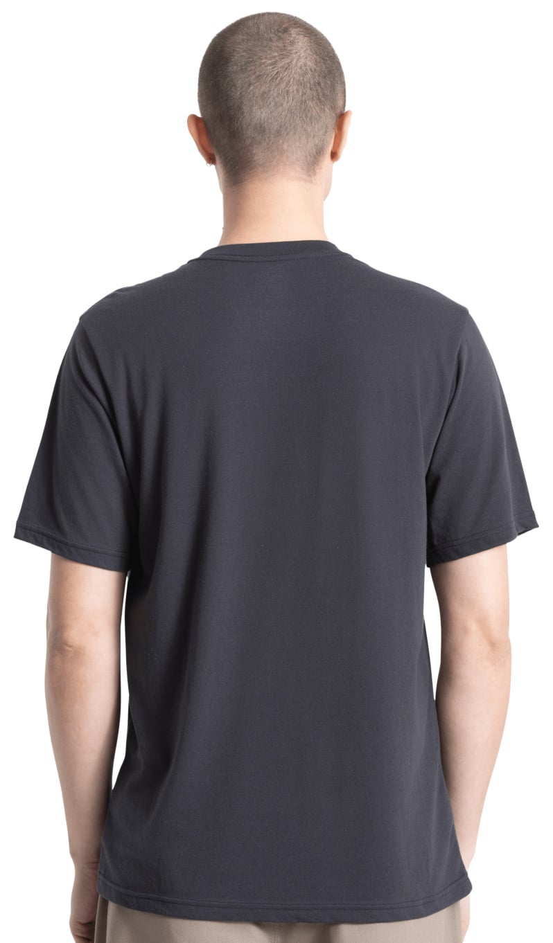 Volcom Buckel Up SS T-Shirt - Washed Black Heather – back view