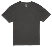Volcom Solid Stone Embroidered SS T-Shirt - Black