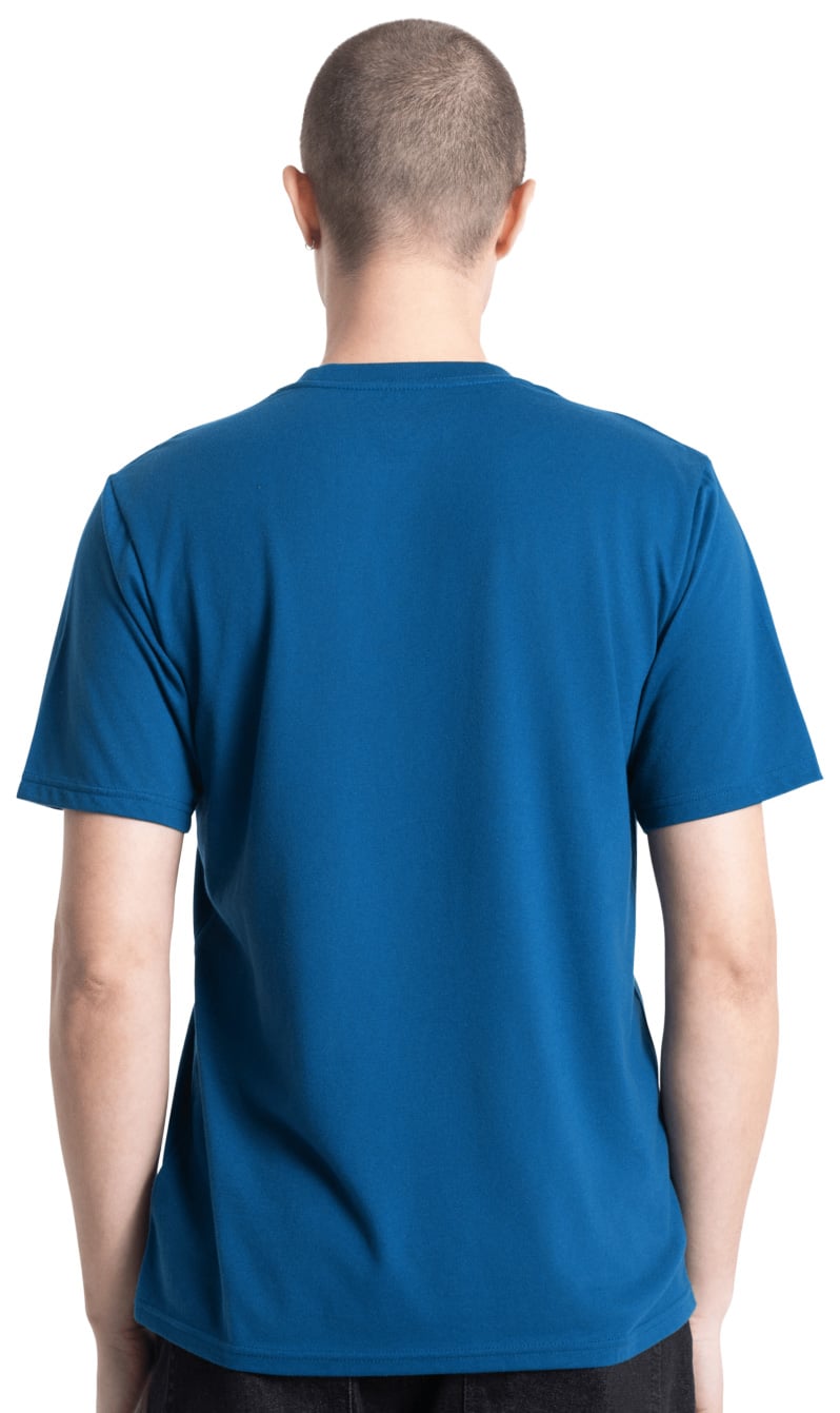 Volcom Walker SS T-Shirt - Cosmic Blue – back view