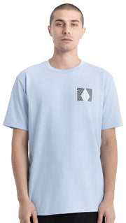 Volcom Wavy Train SS T-Shirt - Pastel Blue