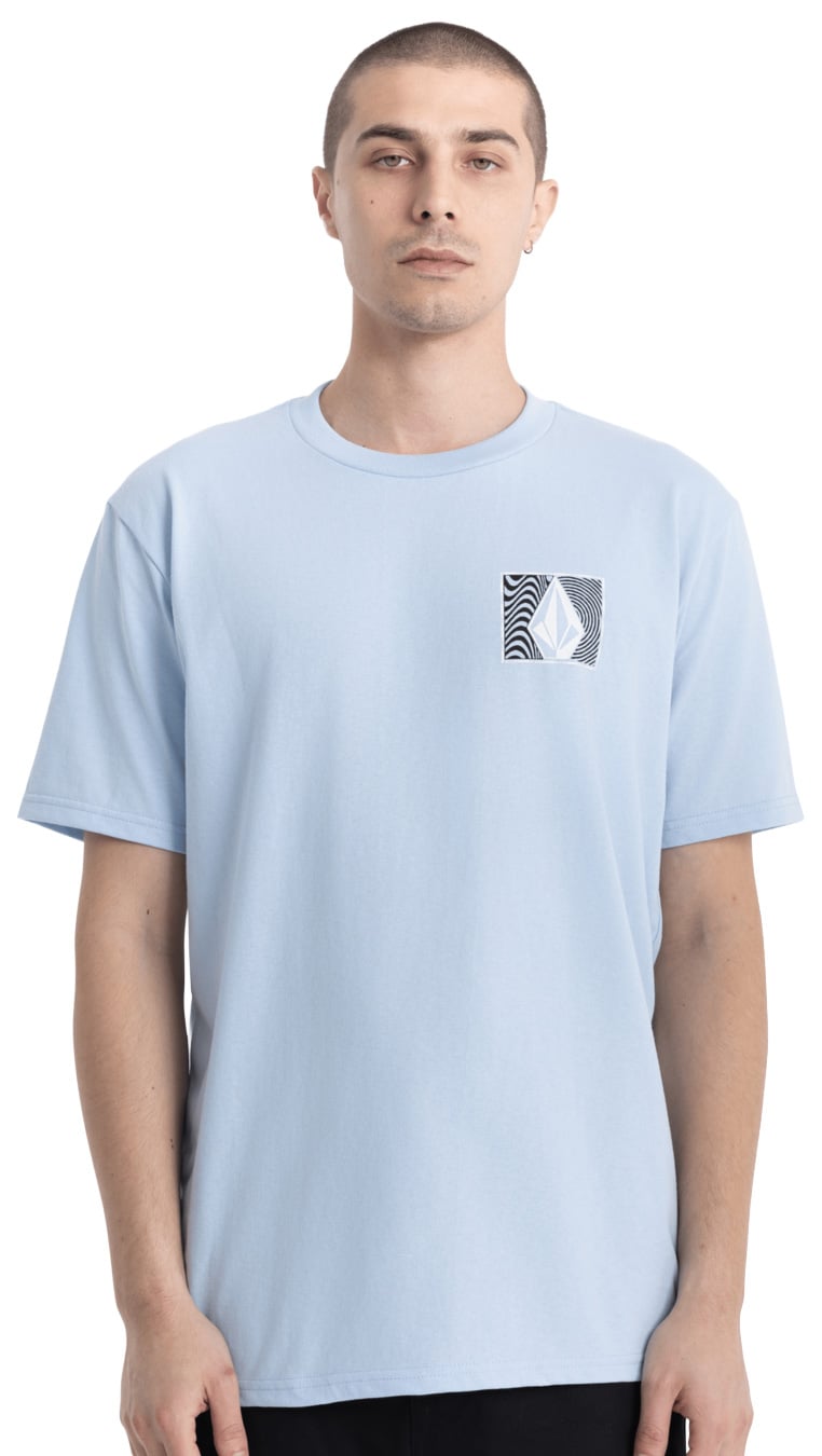 Volcom Wavy Train SS T-Shirt - Pastel Blue