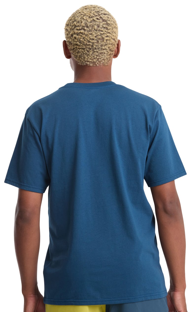 Volcom Yoink Men's Short Sleeve T-Shirt - Dust Bowl Indigo – back view