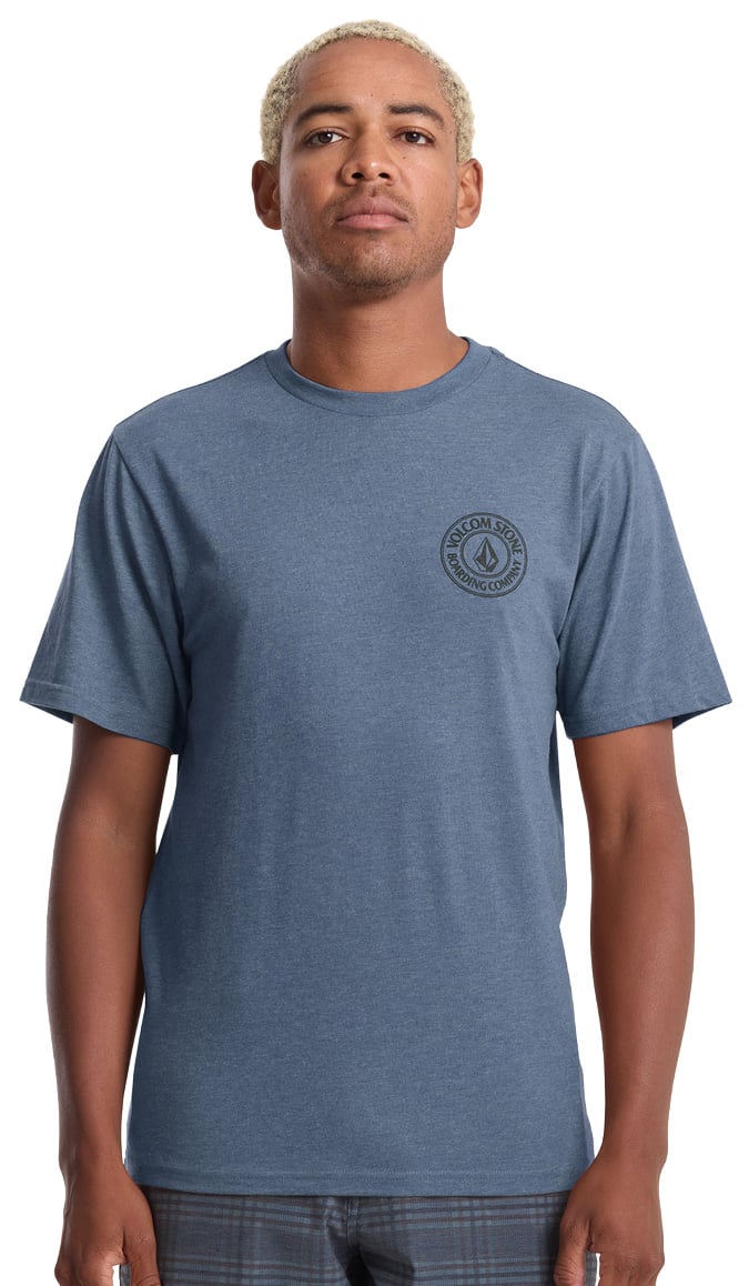 Volcom Drain You Men's Short Sleeve T-Shirt - Blueberry