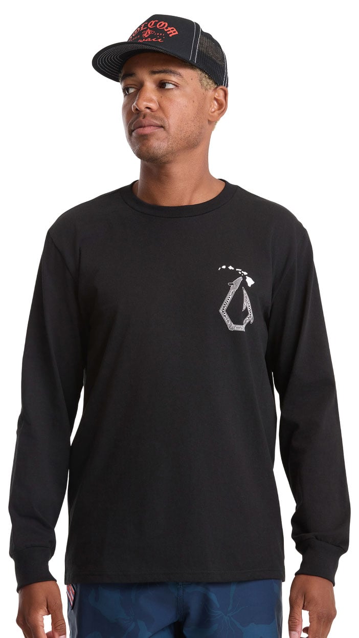 Volcom Makau Men's Long Sleeve T-Shirt - Black
