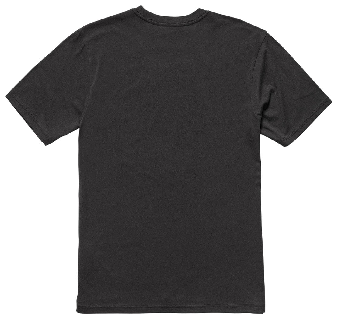 Volcom Coop Men's Short Sleeve T-Shirt - Washed Black Heather – back view