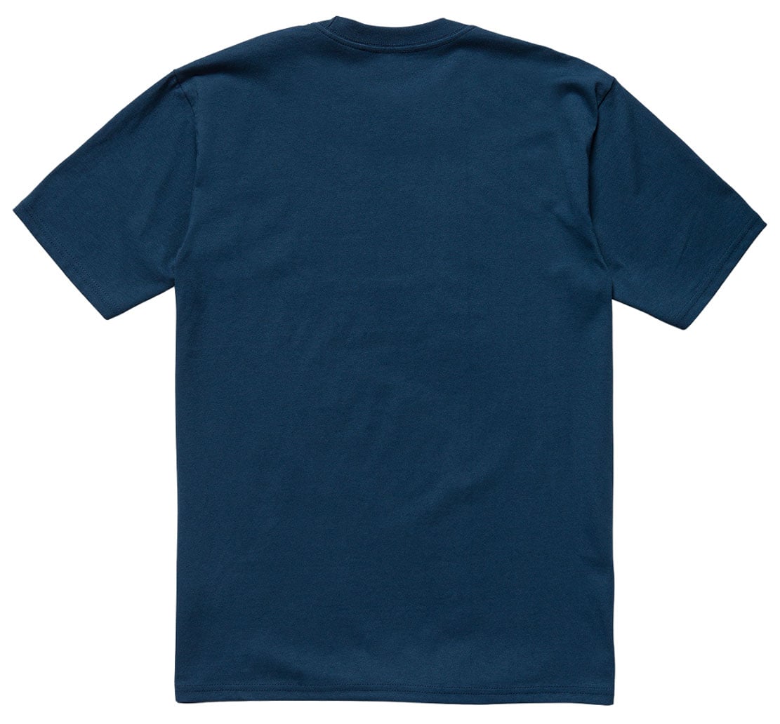 Volcom Glory Dayz Men's Short Sleeve T-Shirt - Dust Bowl Indigo – back view