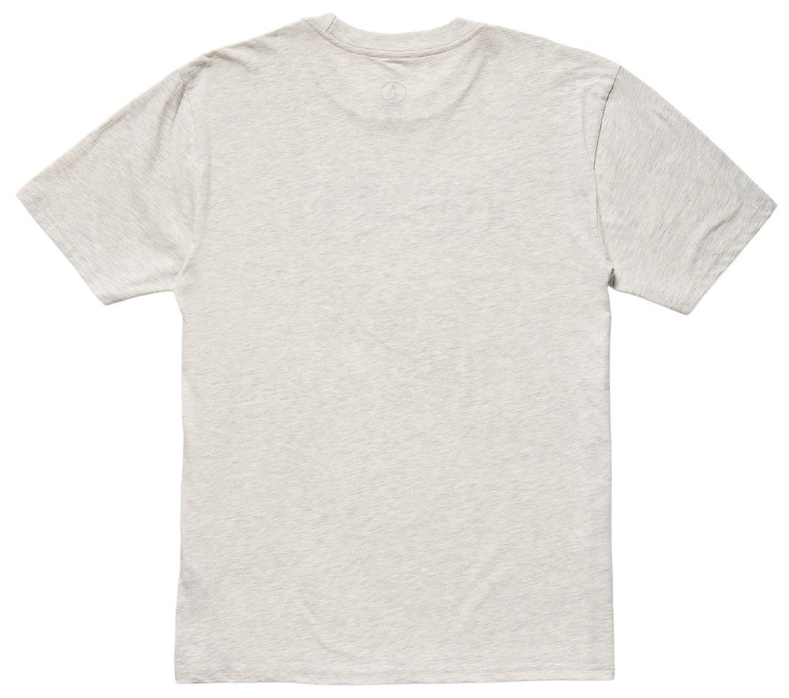 Volcom Eurobox Men's Short Sleeve T-Shirt - Stone Heather – back view
