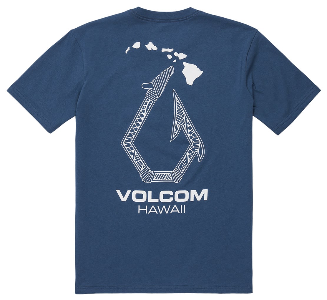 Volcom Makau Men's Short Sleeve T-Shirt - Light Navy – back view
