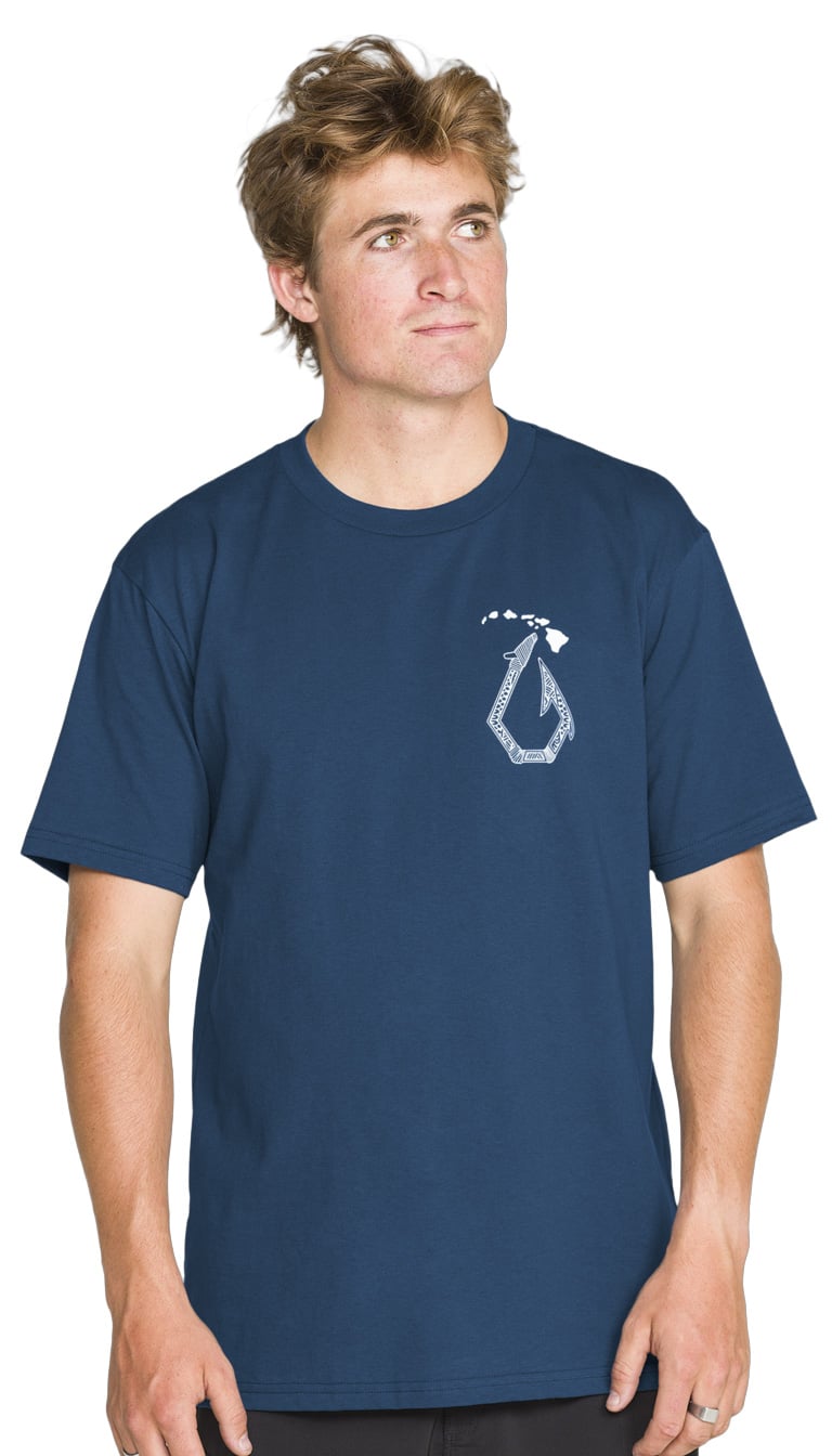 Volcom Makau Men's Short Sleeve T-Shirt - Light Navy – alternate view 1