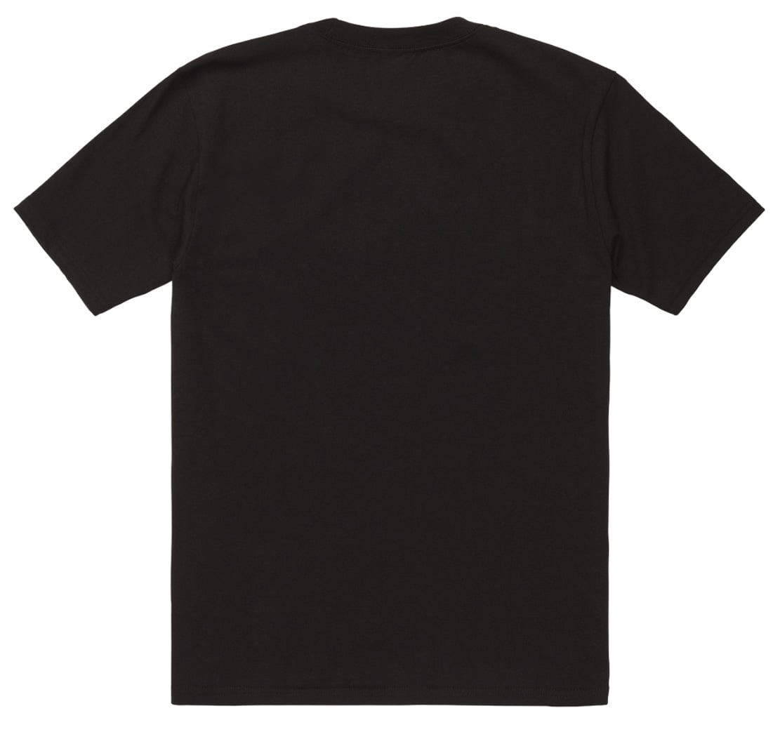 Volcom Wave Stone Men's Short Sleeve T-Shirt - Black – back view