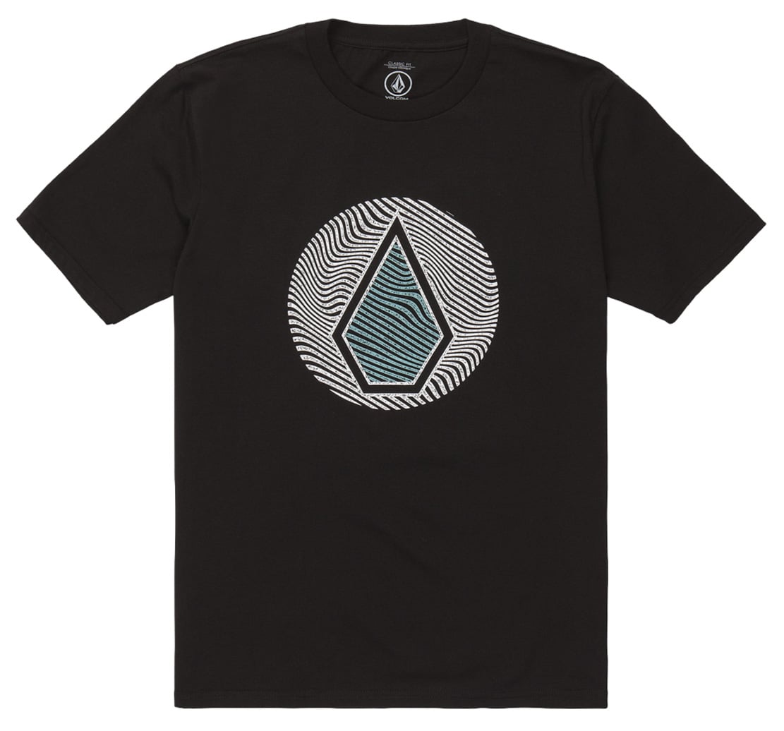 Volcom Wave Stone Men's Short Sleeve T-Shirt - Black