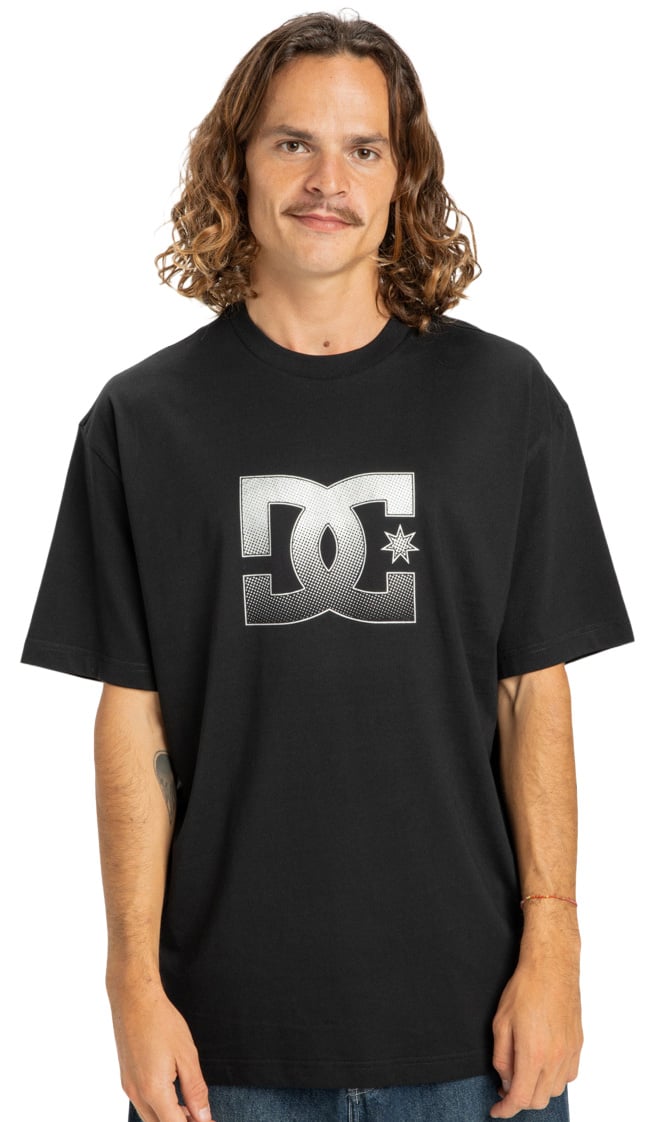 DC Star Reflective T-Shirt - Black