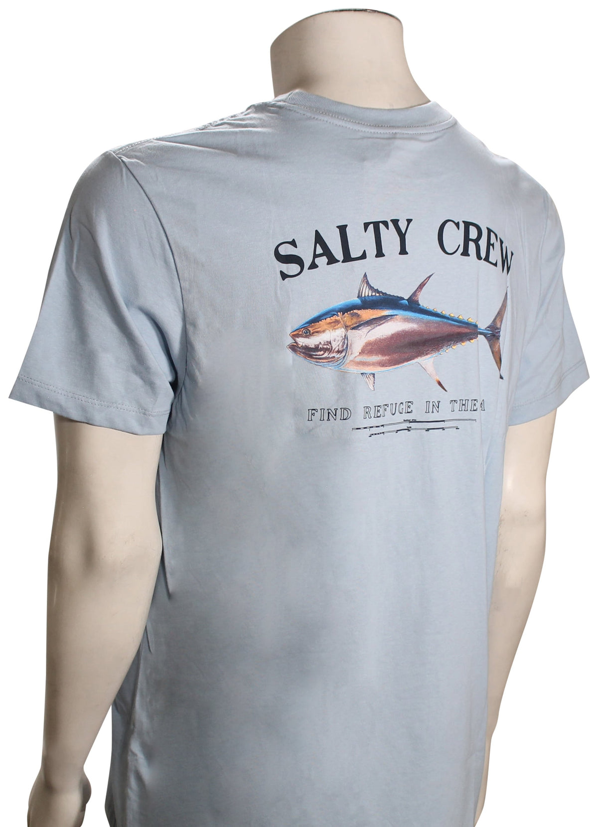 Salty Crew Big Blue SS T-Shirt - Blue Fog – back view
