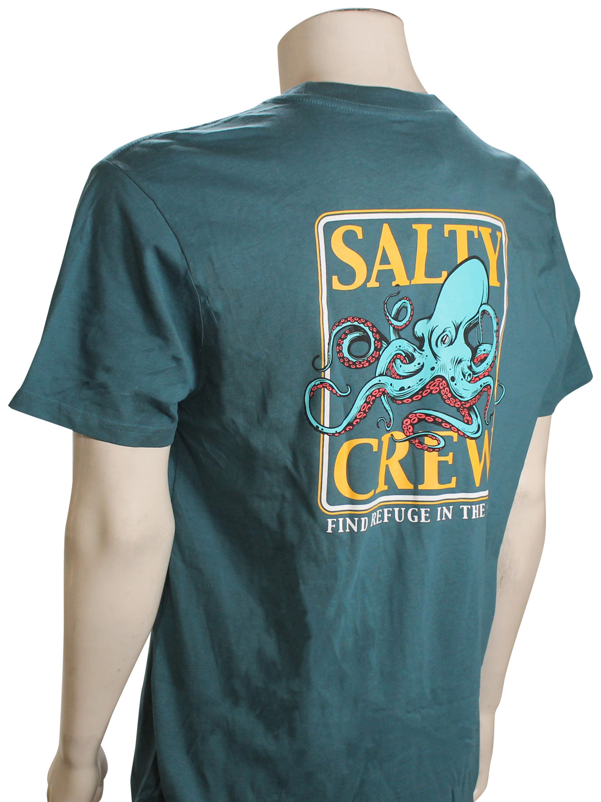 Salty Crew Ink Slinger Classic SS T-Shirt - Hydro – back view