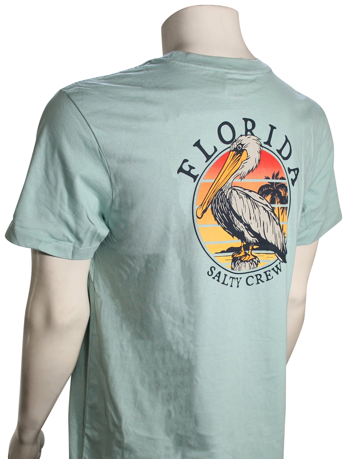 Salty Crew Florida Perched SS T-Shirt - Mackerel – back view