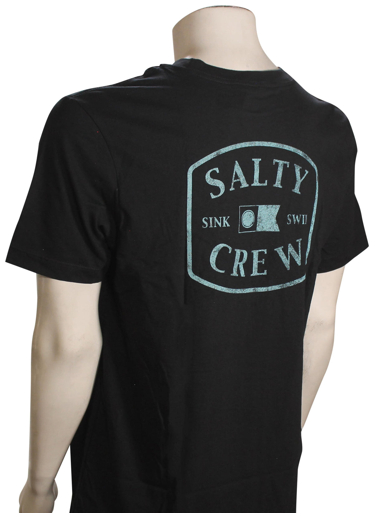 Salty Crew Capitals SS T-Shirt - Black – back view