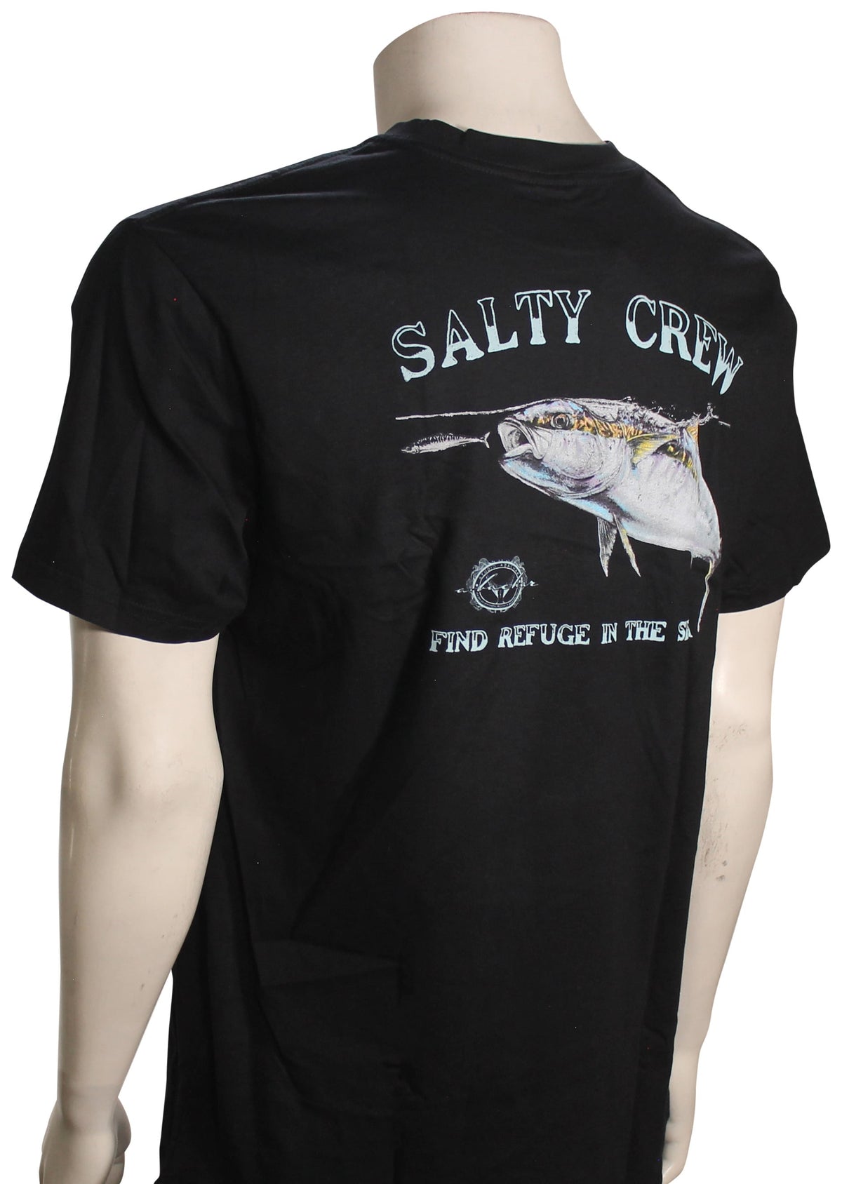 Salty Crew Surface SS T-Shirt - Black – back view