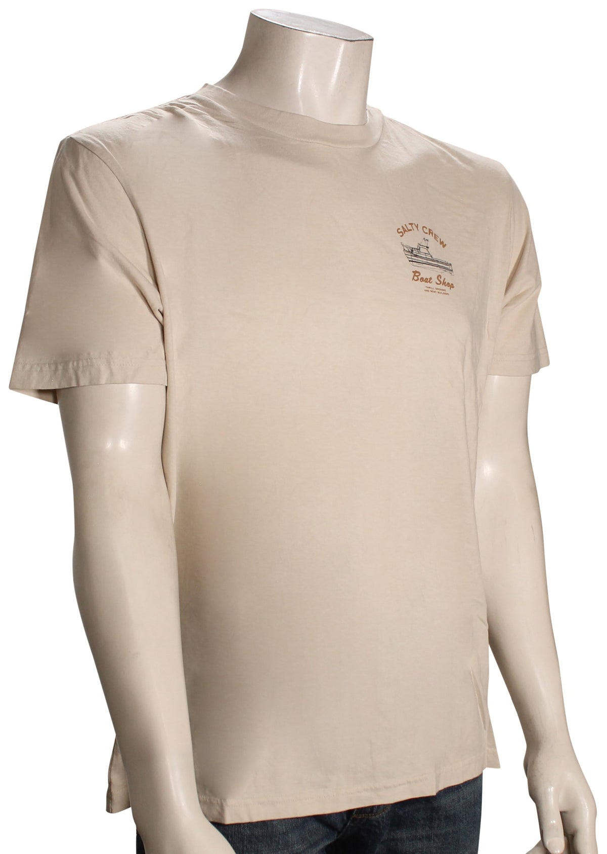 Salty Crew Boat Shop SS T-Shirt - Bone