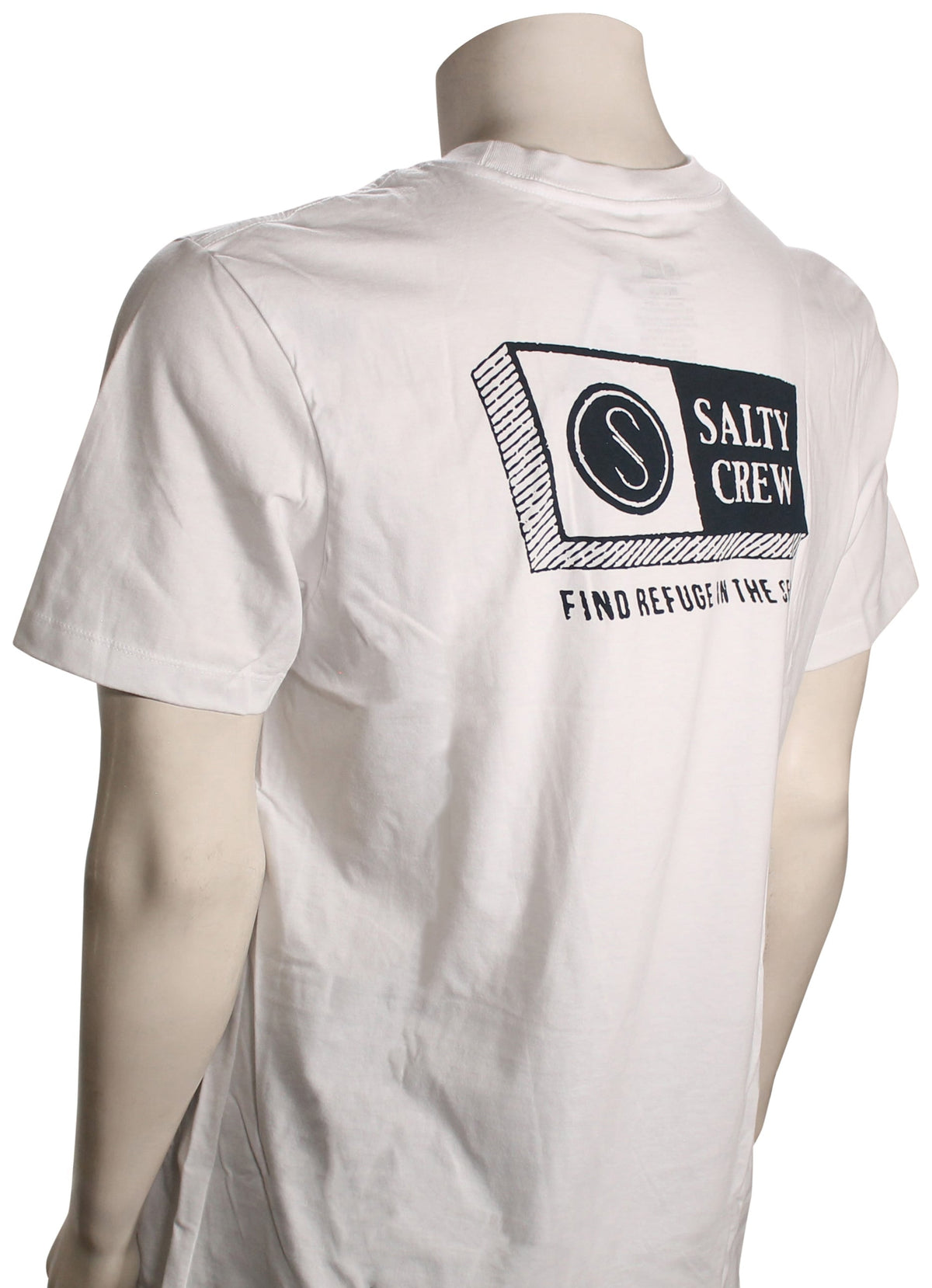 Salty Crew Alphabet SS T-Shirt - White – back view