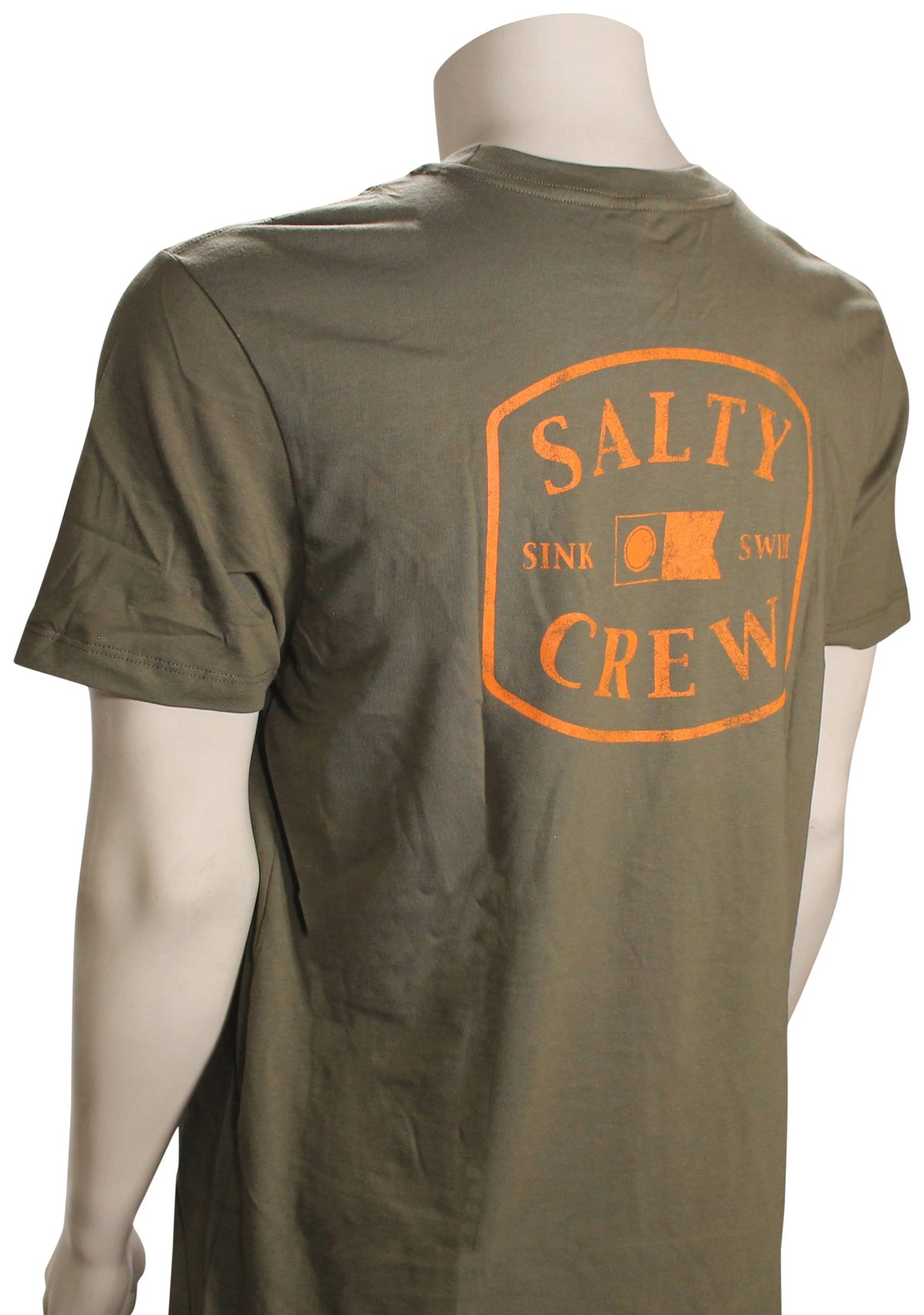 Salty Crew Capitals SS T-Shirt - Dusty Olive – back view
