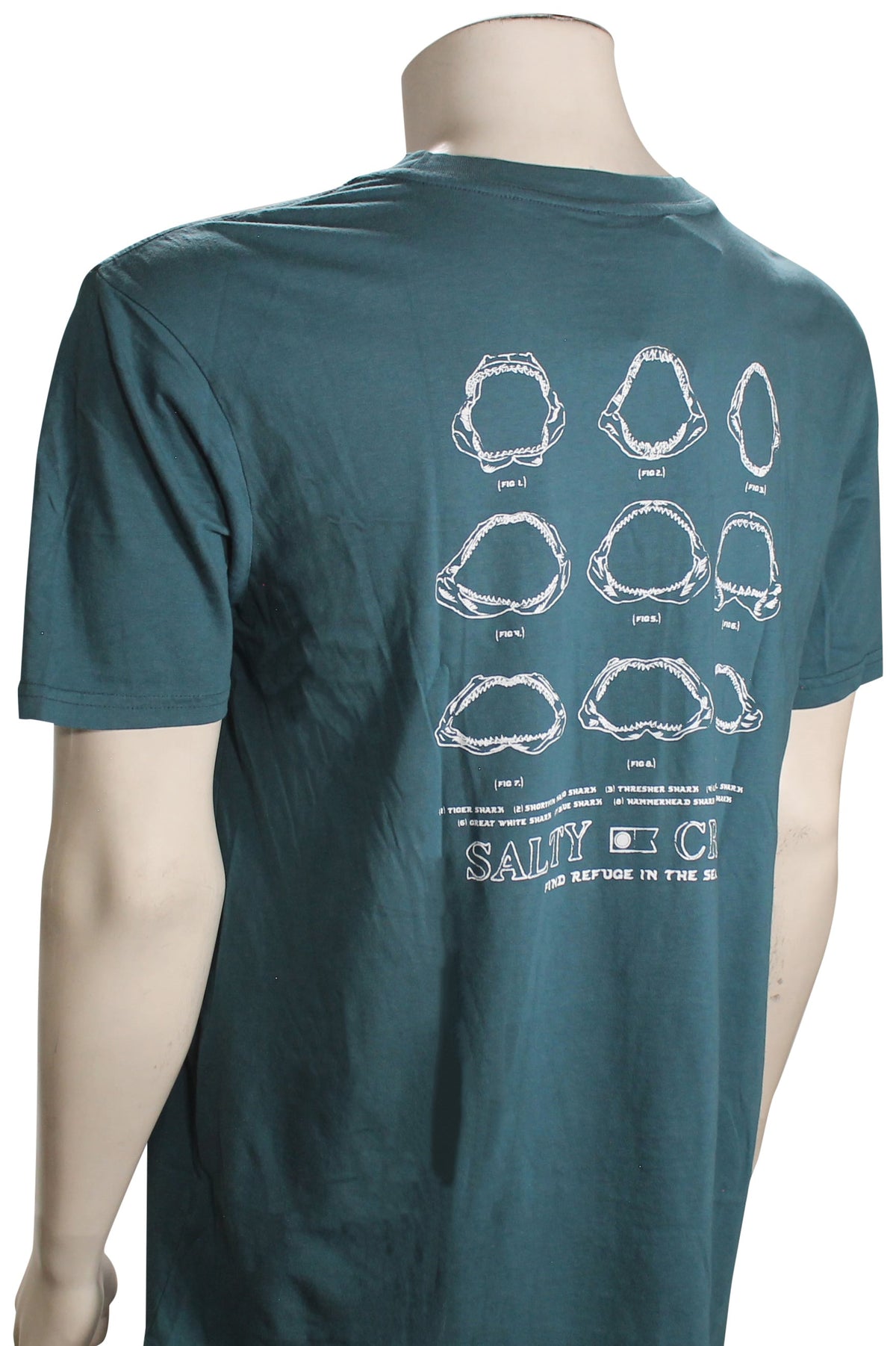 Salty Crew Jawbone Classic SS T-Shirt - Hydro – back view