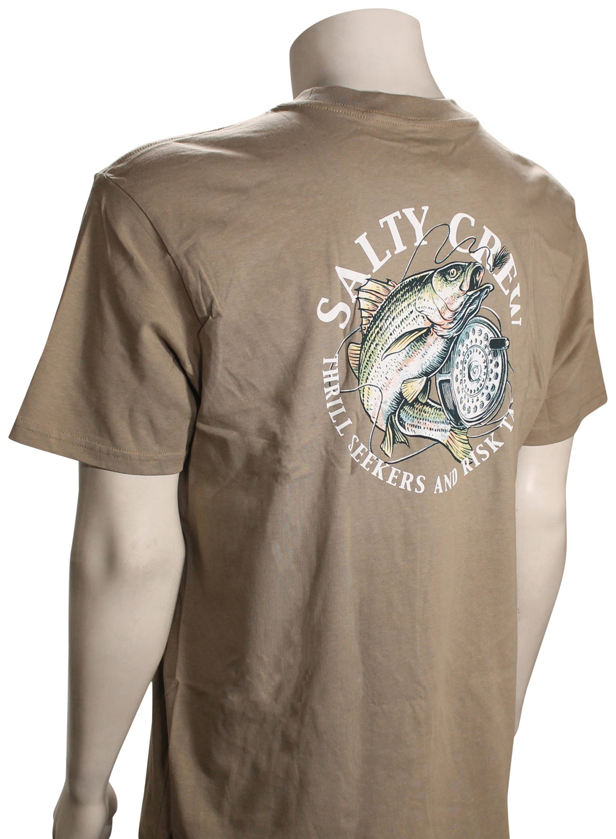 Salty Crew Reel Fly SS T-Shirt - Twig – back view