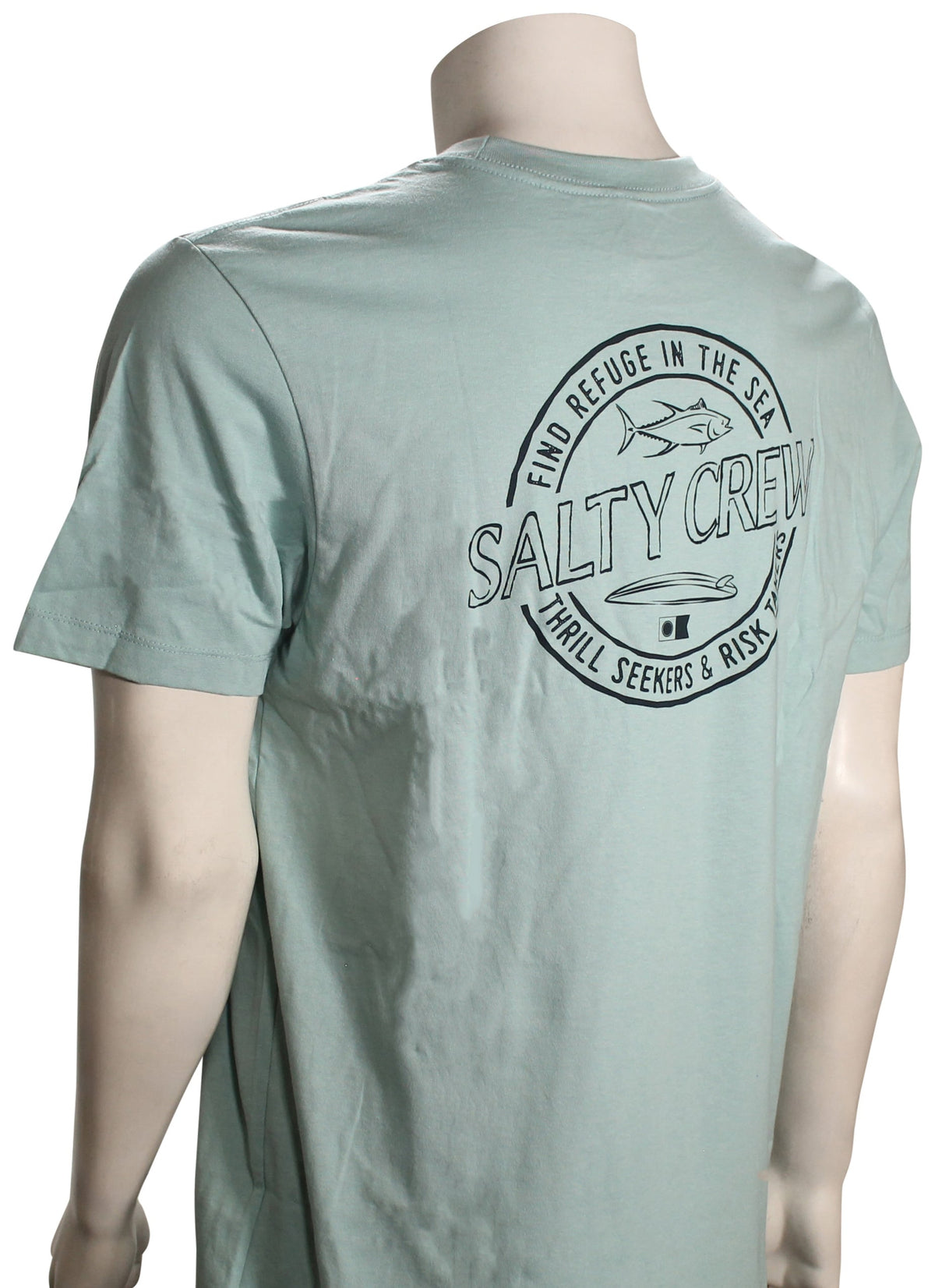 Salty Crew Skewed SS T-Shirt - Mackerel – back view