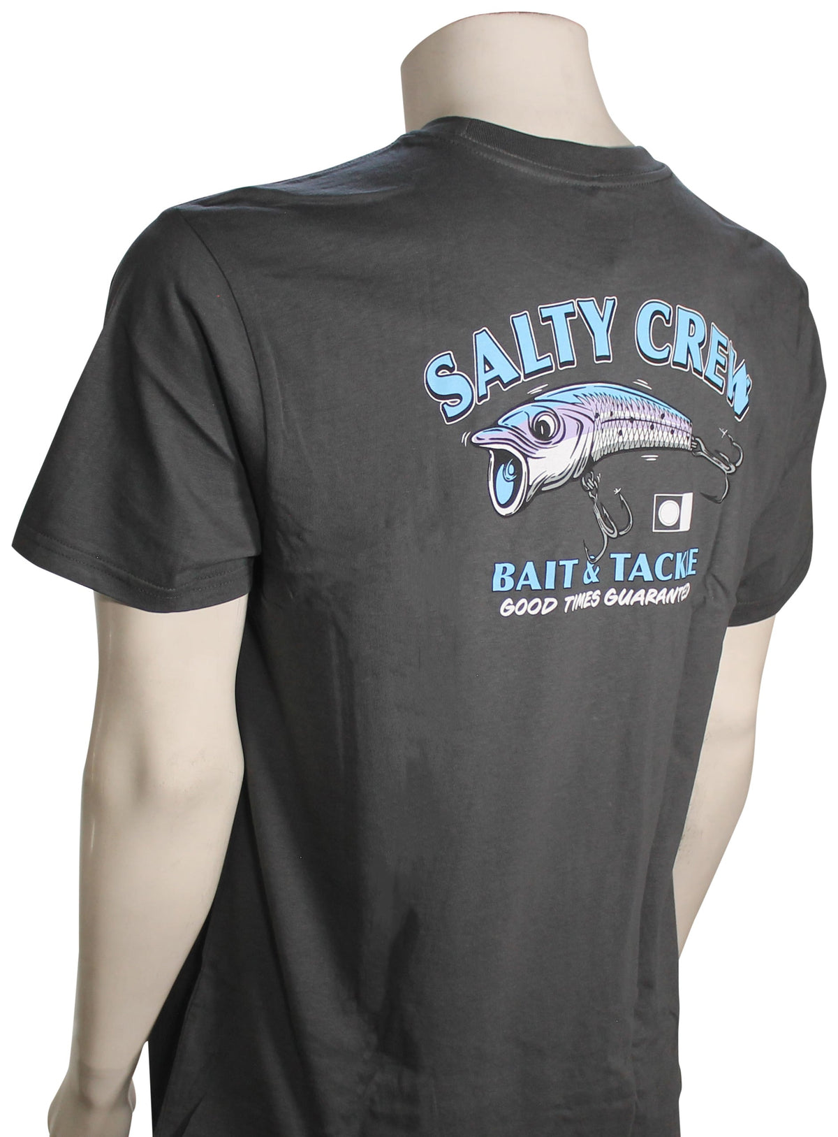 Salty Crew Snag It Classic SS T-Shirt - Charcoal – back view