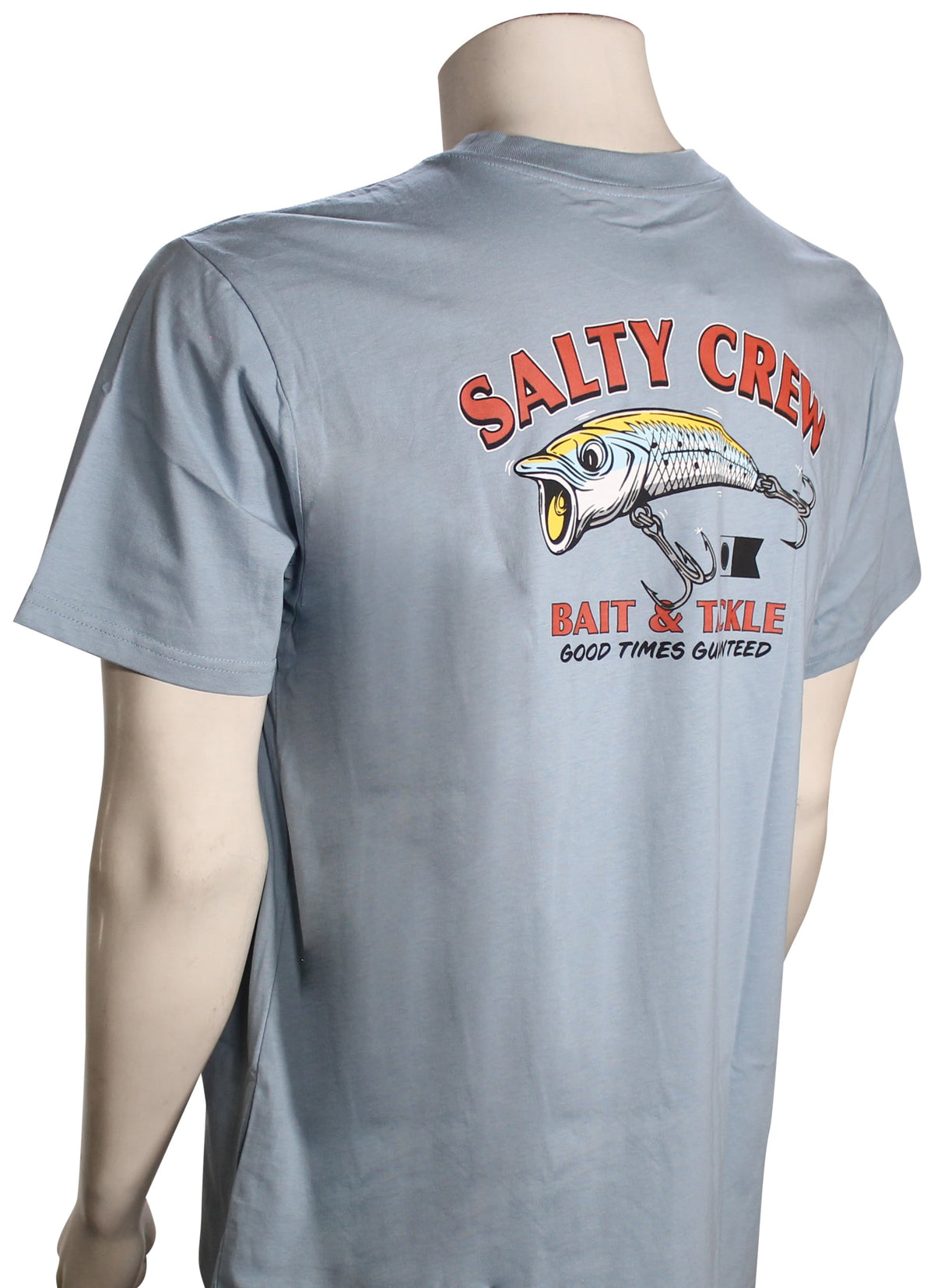 Salty Crew Snag It Classic SS T-Shirt - Blue Fog – back view
