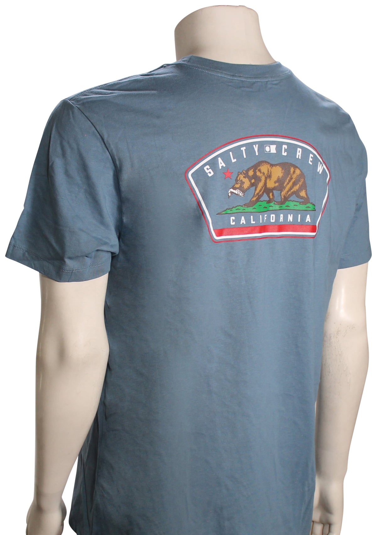 Salty Crew Cali Crew SS T-Shirt - Slate – back view