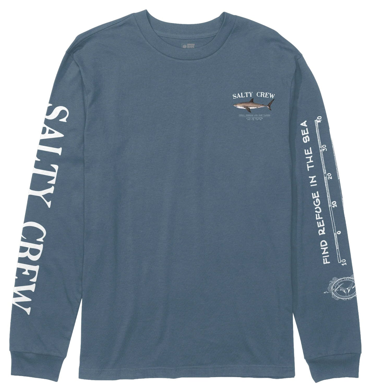 Salty Crew Bruce Classic LS T-Shirt - Slate