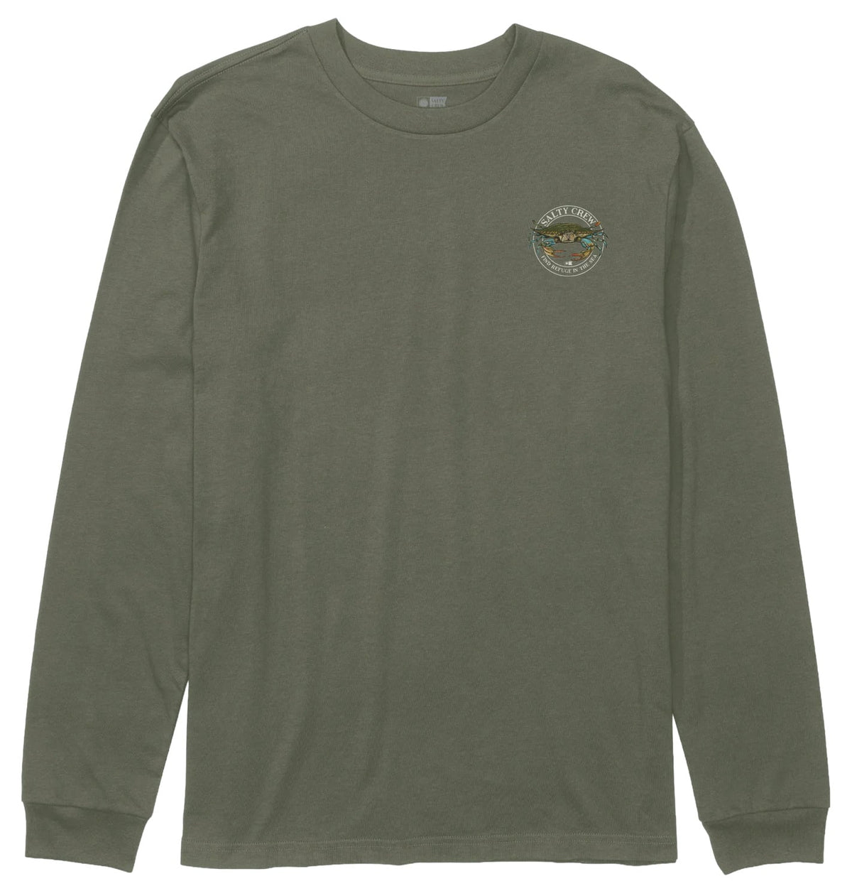 Salty Crew Jimmy LS T-Shirt - Dusty Olive