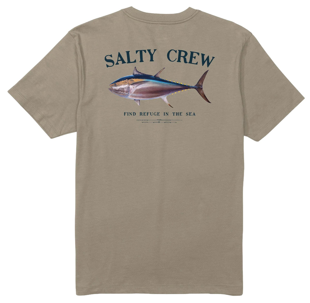 Salty Crew Big Blue SS T-Shirt - Twig – back view