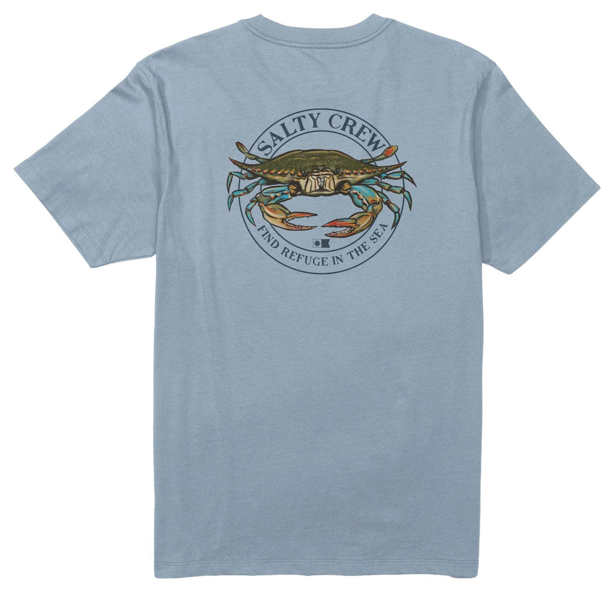Salty Crew Jimmy SS T-Shirt - Blue Fog – back view