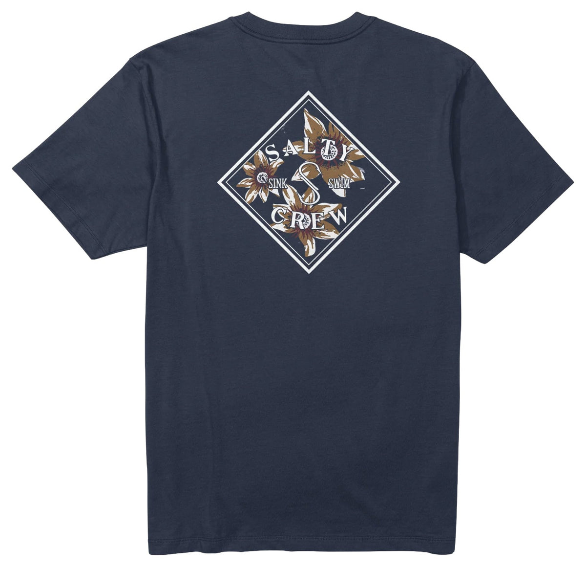 Salty Crew Tippet Fill SS T-Shirt - Navy – back view