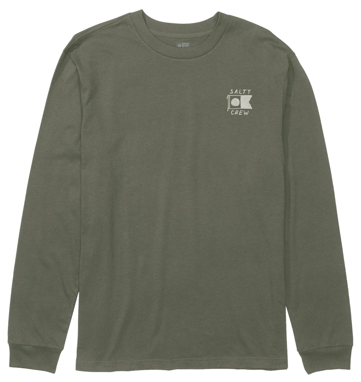 Salty Crew Call Sign LS T-Shirt - Dusty Olive