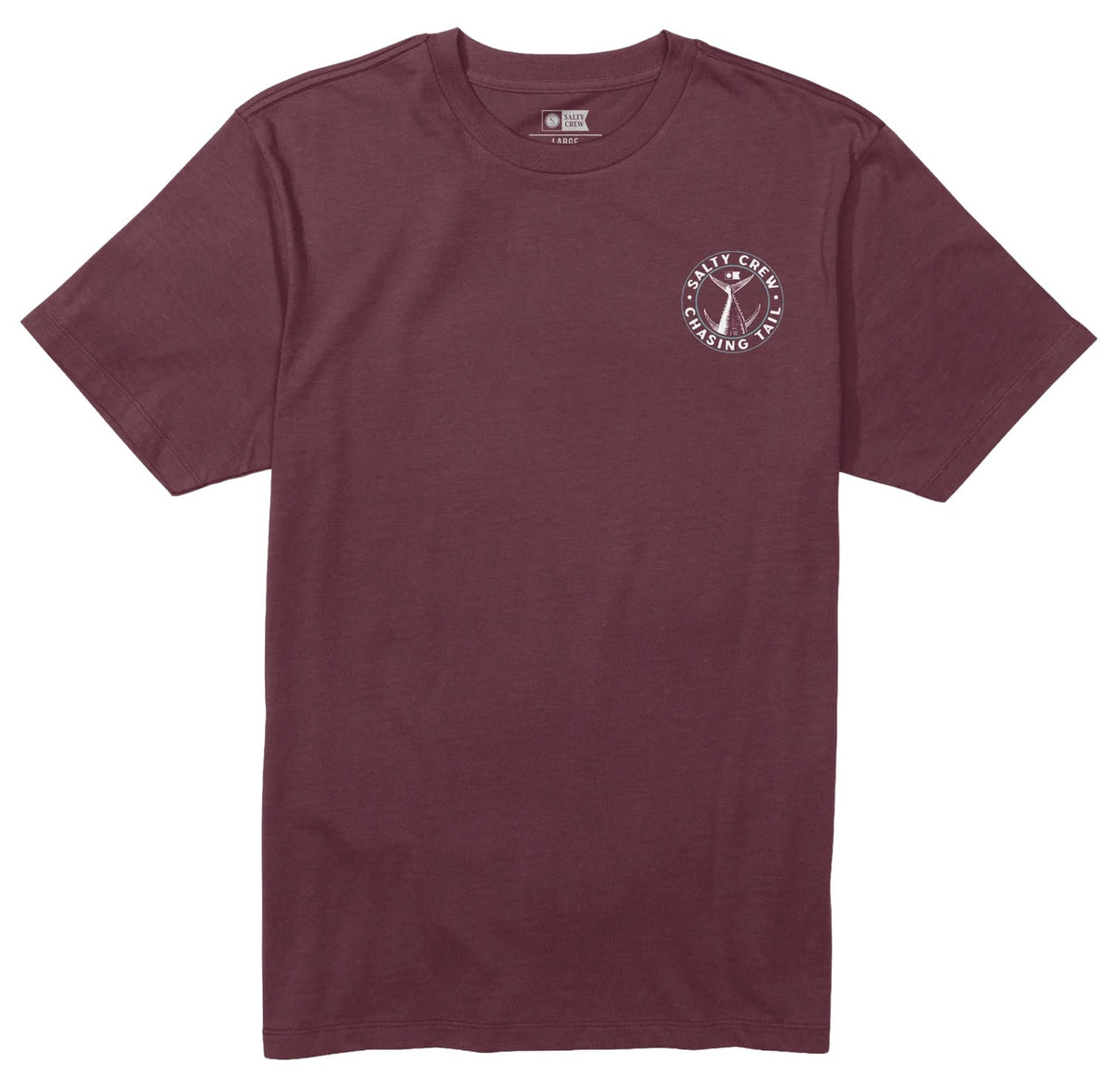 Salty Crew Tailgate SS T-Shirt - Burgundy