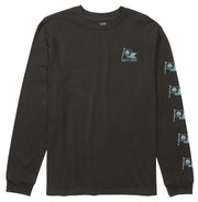 Salty Crew Flag Day LS T-Shirt - Black