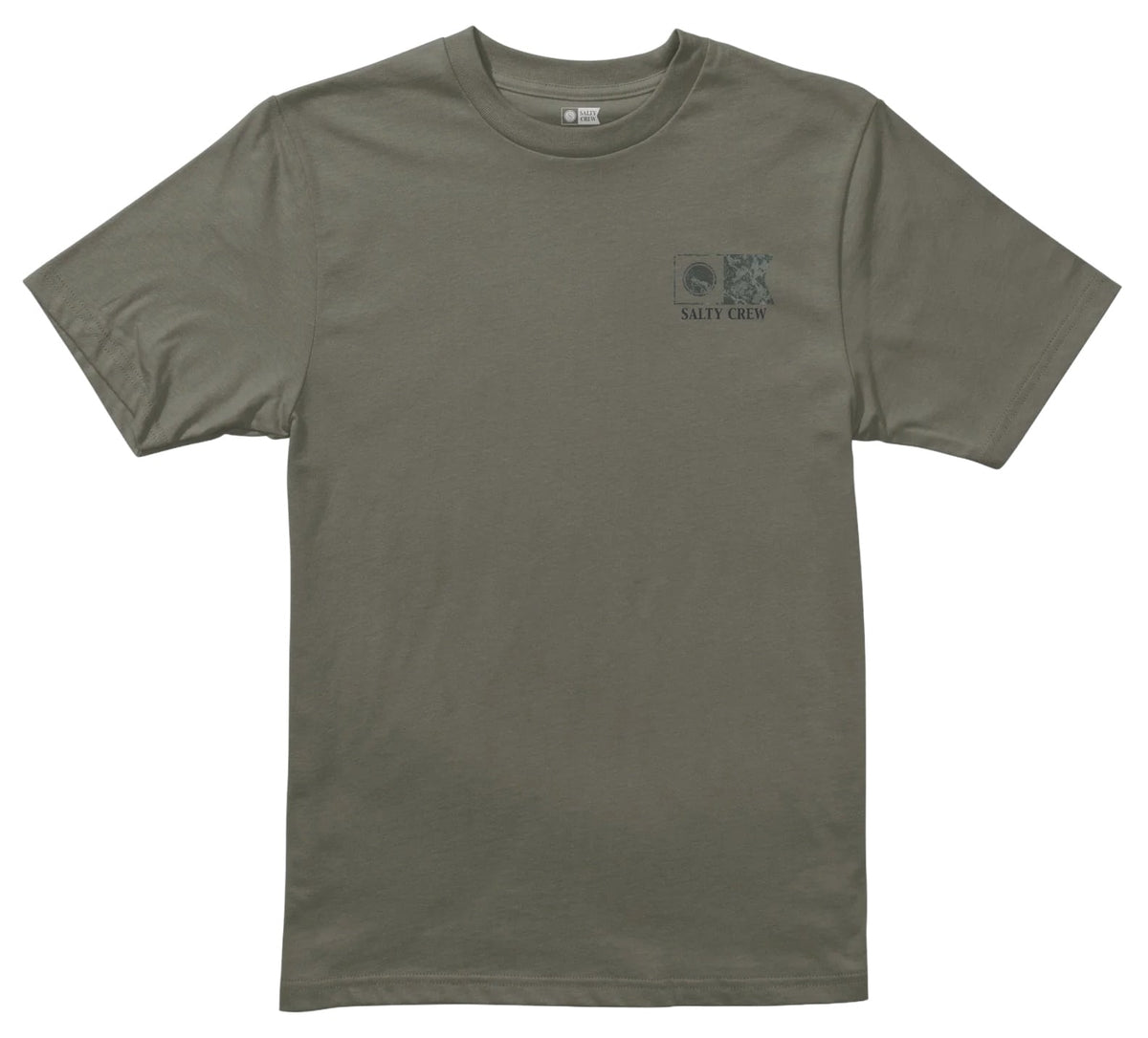 Salty Crew Flagship Fill SS T-Shirt - Dusty Olive