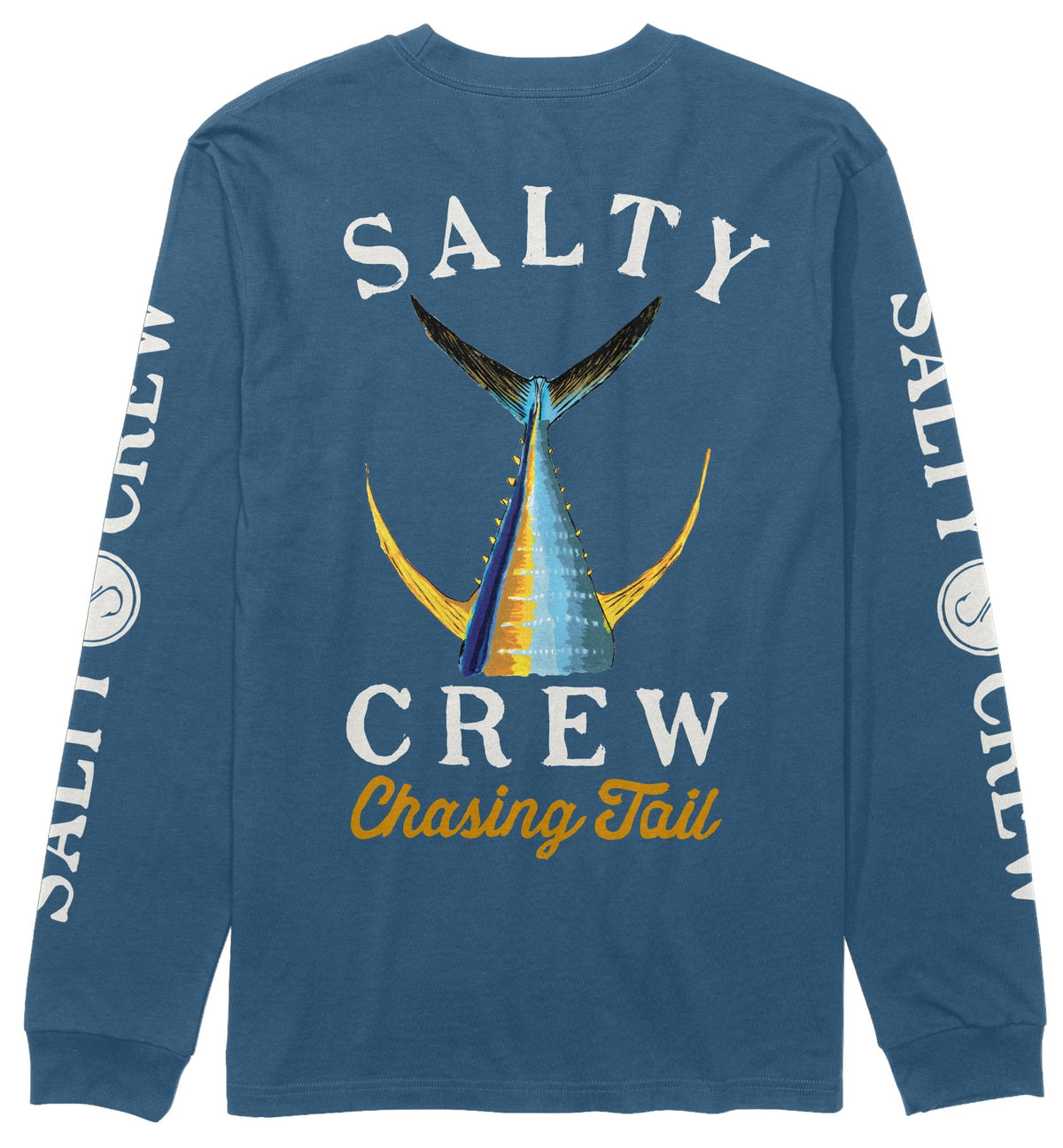 Salty Crew Tailed LS T-Shirt - Cast Blue – back view