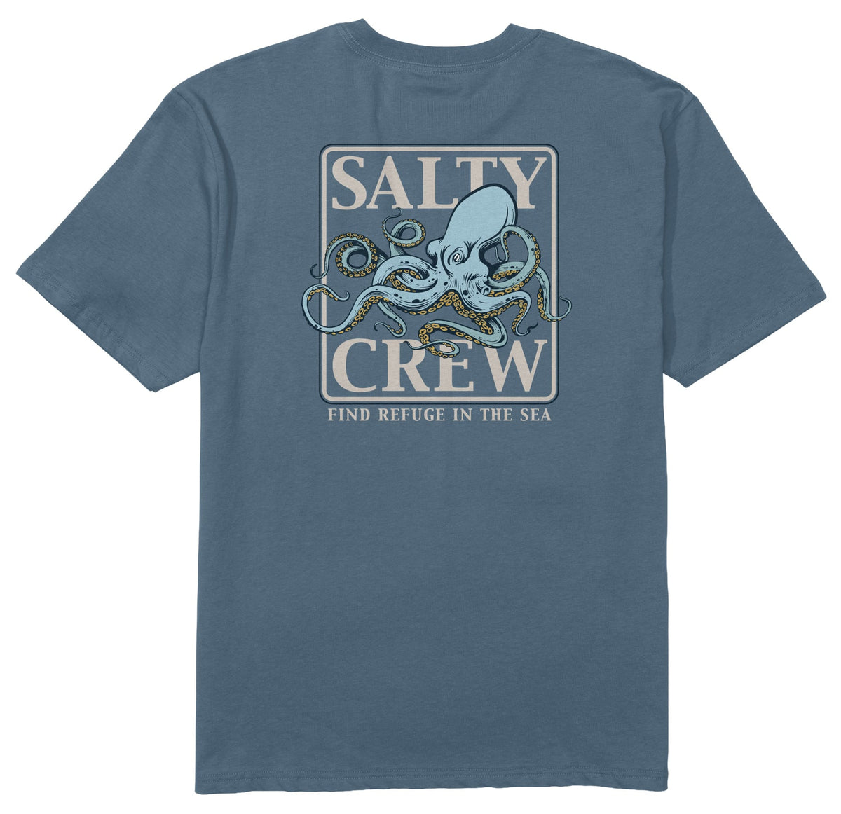 Salty Crew Ink Slinger Classic SS T-Shirt - Slate – back view