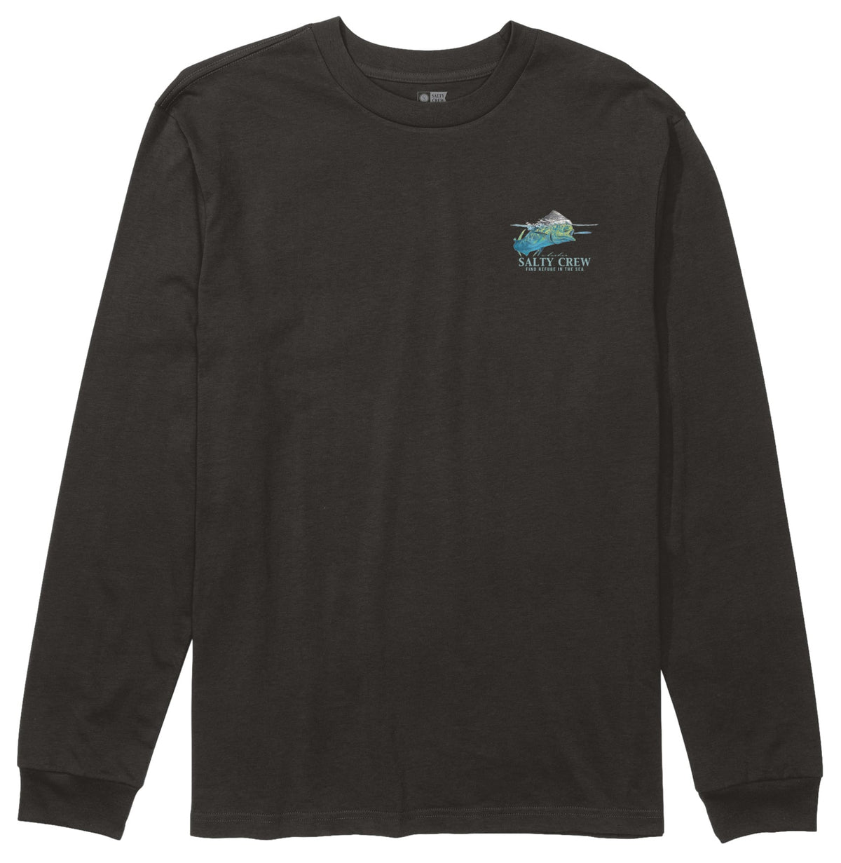 Salty Crew Mahi Surface LS T-Shirt - Black