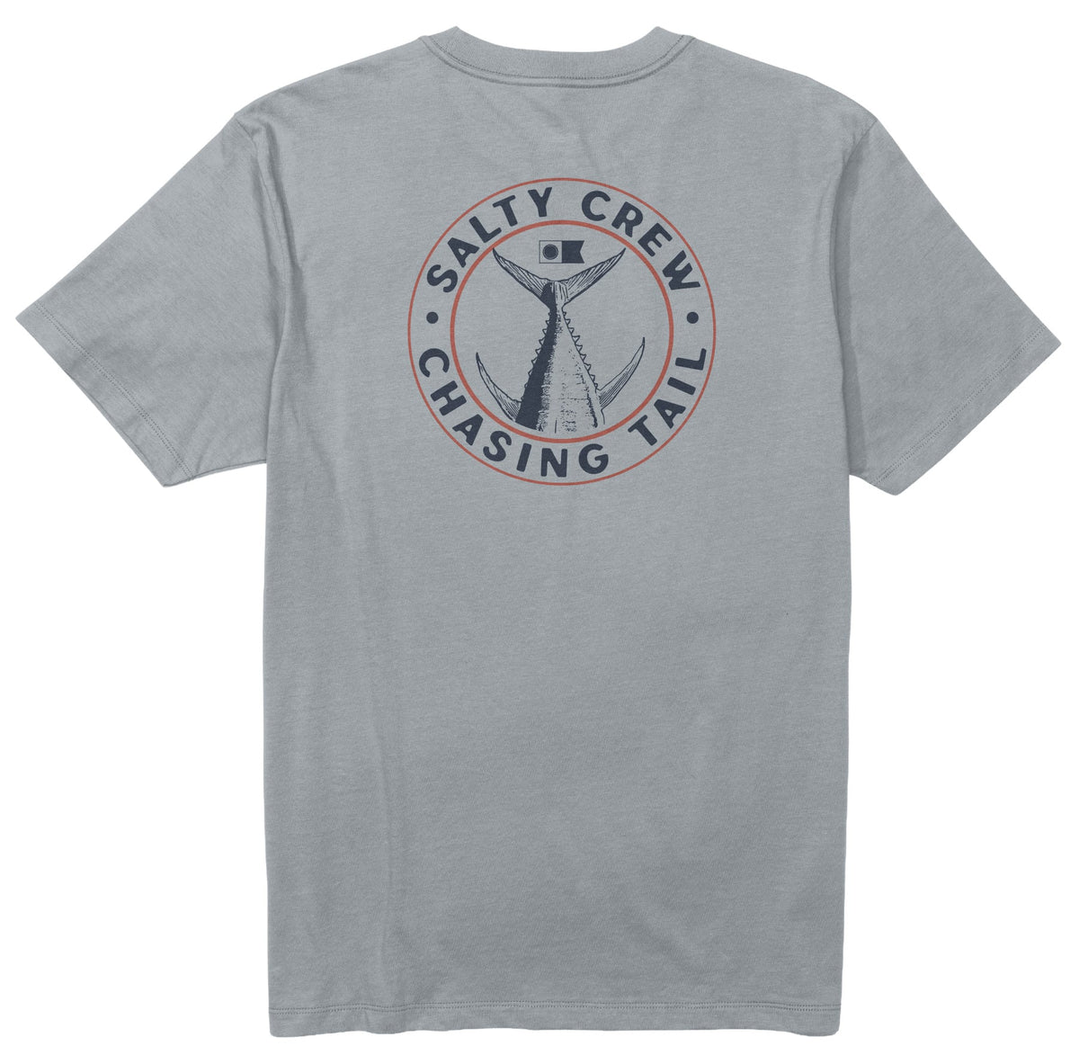 Salty Crew Tailgate SS T-Shirt - Quarry – back view