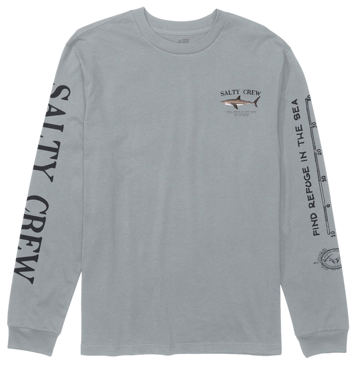 Salty Crew Bruce Classic LS T-Shirt - Quarry