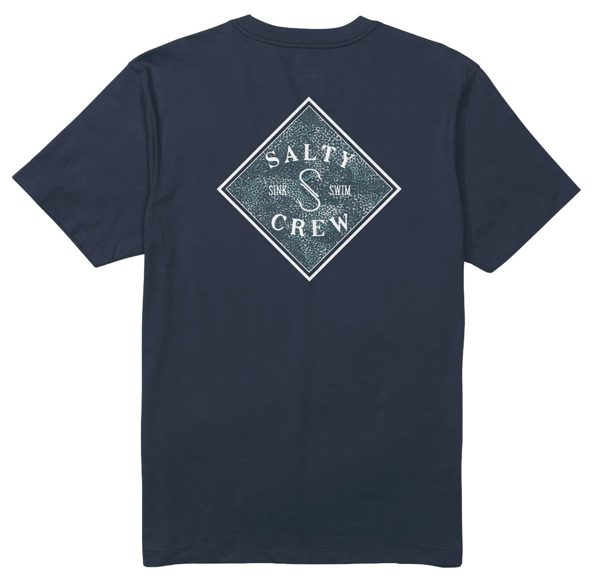 Salty Crew Tippet Fill Men's Short Sleeve T-Shirt - Navy – back view