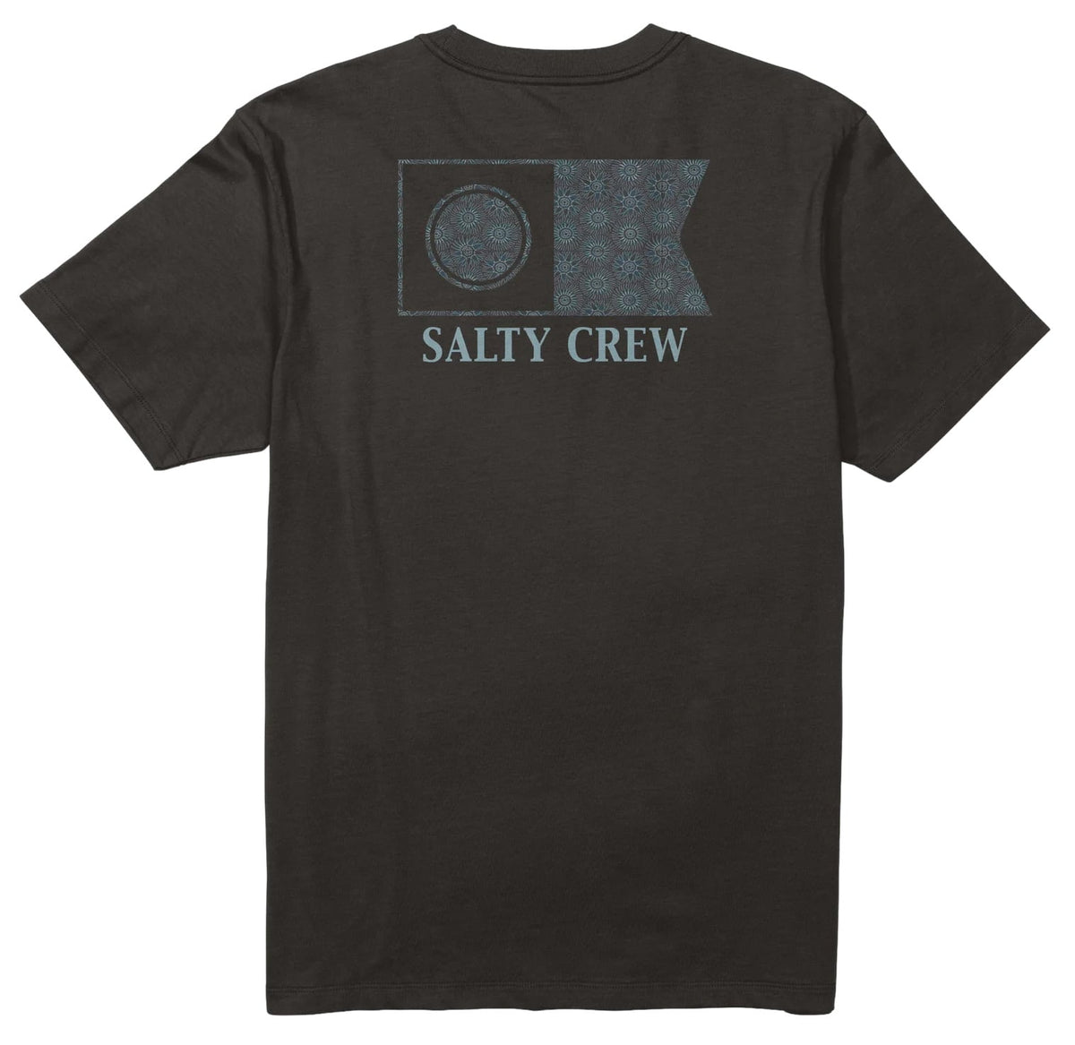 Salty Crew Flagship Men's Short Sleeve T-Shirt - Black – back view
