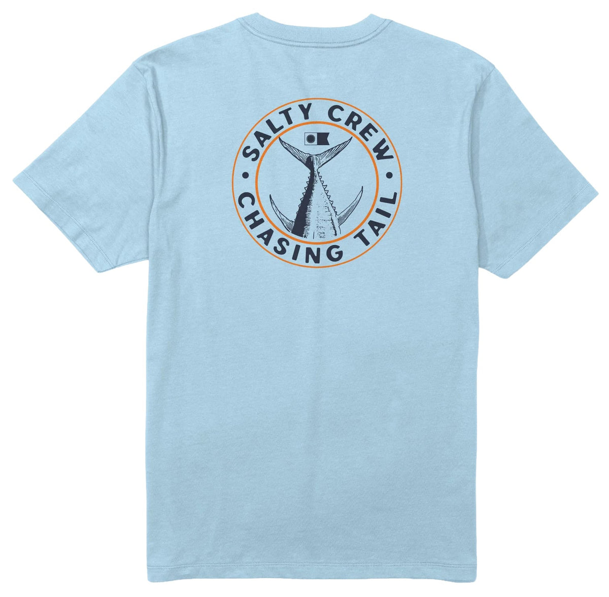 Salty Crew Tailgate Men's Short Sleeve T-Shirt - Clear Sky – back view