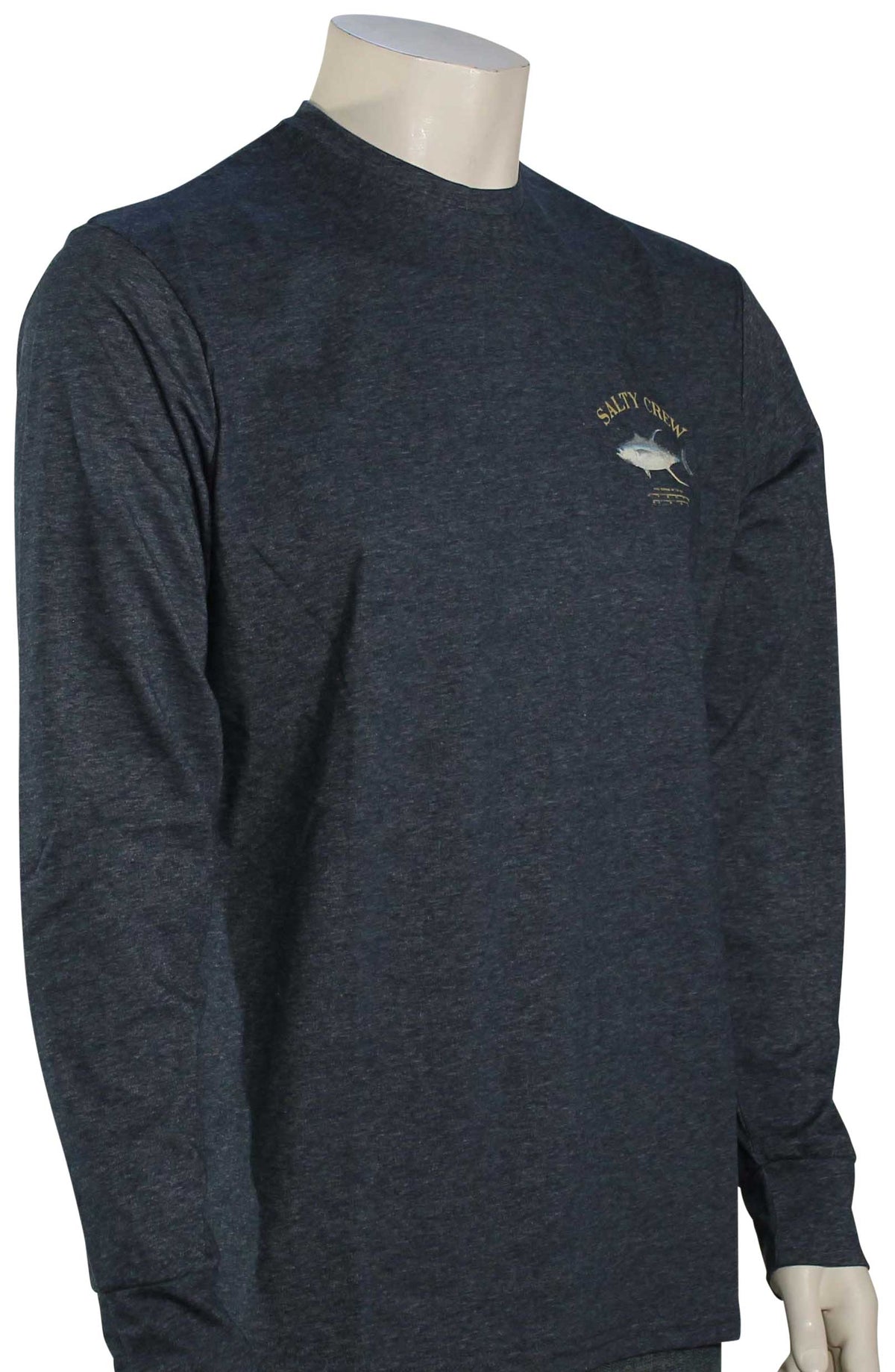 Salty Crew Ahi Mount Tech LS Tech T-Shirt - Navy - XL
