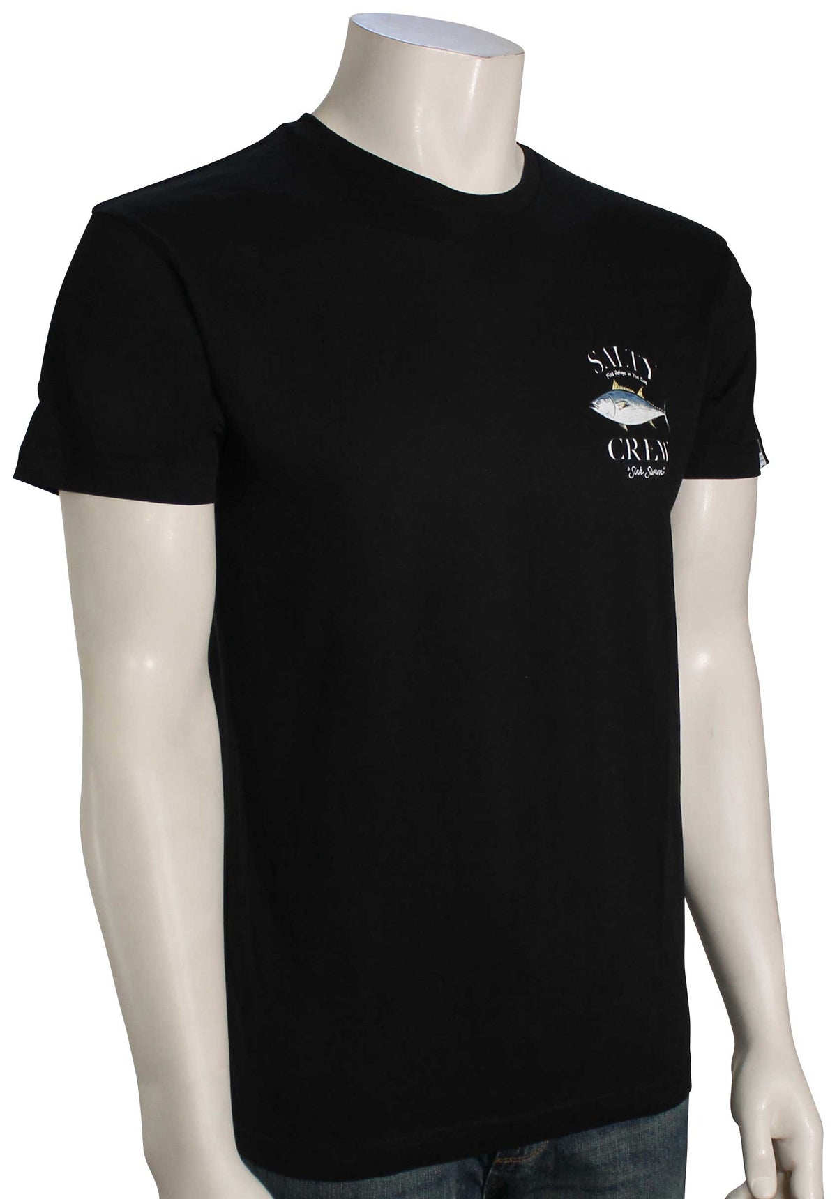 Salty Crew Big Blue T-Shirt - Black, front view