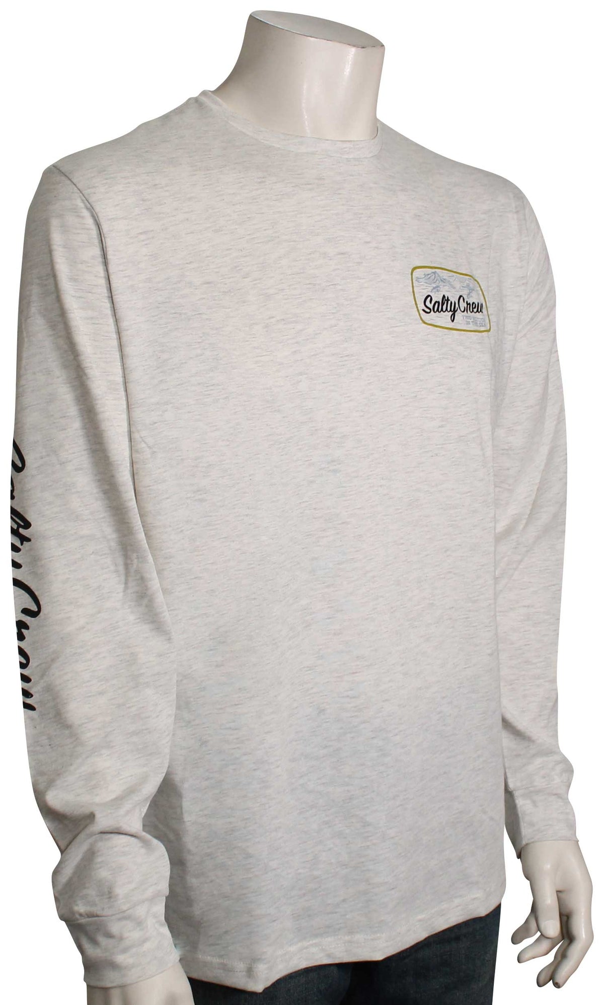 Salty Crew Tuna Isle Tech LS T-Shirt - White